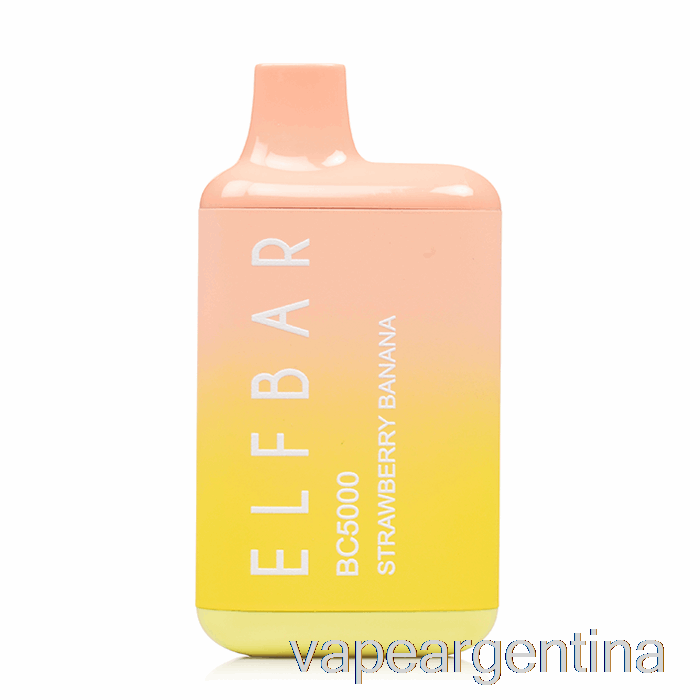 Bc5000 0% Cero Nicotina Desechable Fresa Plátano Vape Argentina